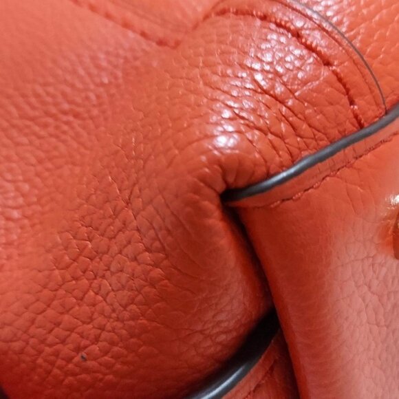 COACH Orange Leather Shoulder Bag - Picture 5 of 9